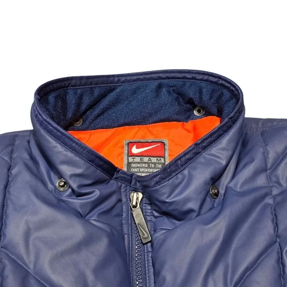Nike NFL Denver Broncos Puffer Jacket Mens 3XL Team Full Zip CoatREAD